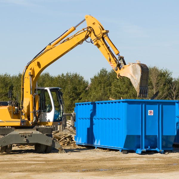 how does a residential dumpster rental service work in Ellenboro